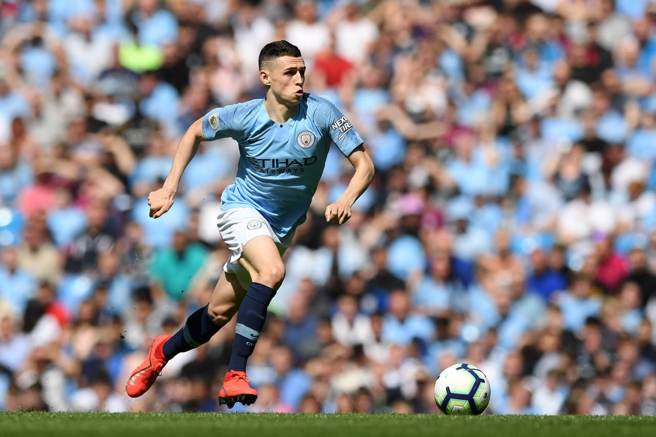 El inglés Phil Foden se ha afianzado a sus 19 años con Manchester City y esta temporada ha marcado 7 goles.