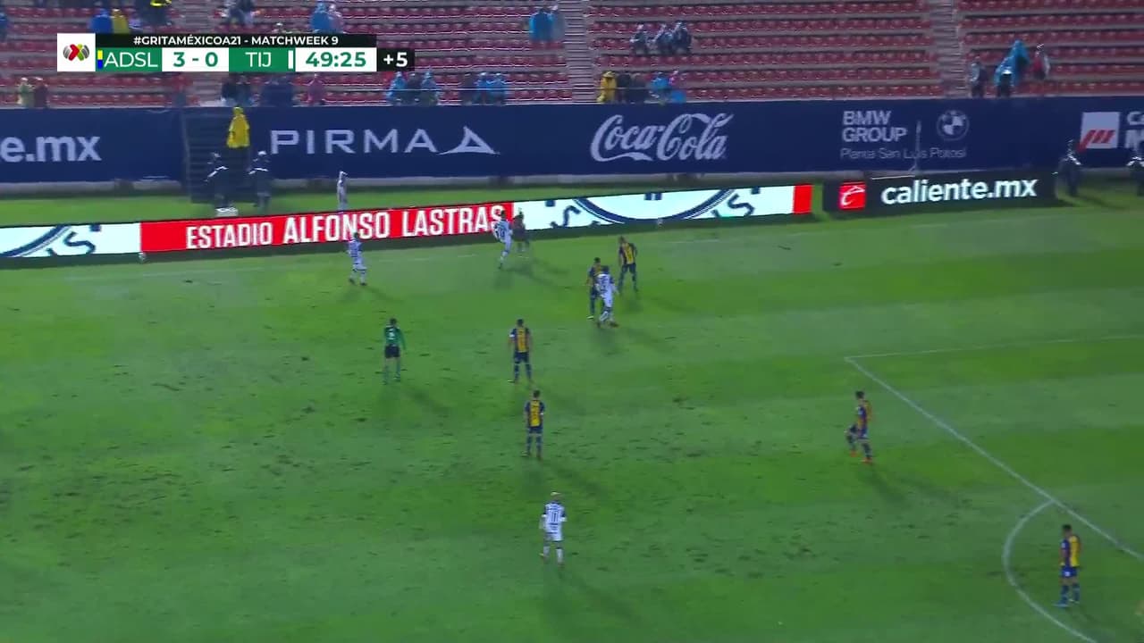 ¡GOL!  anota para Club Tijuana. Lucas Rodríguez