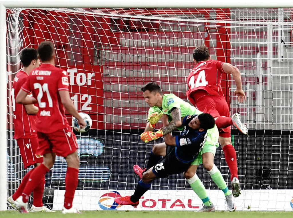 Union Berlín Logra derrotar al Paderborn que se sitúa en la última posición de la tabla con 20 unidades.