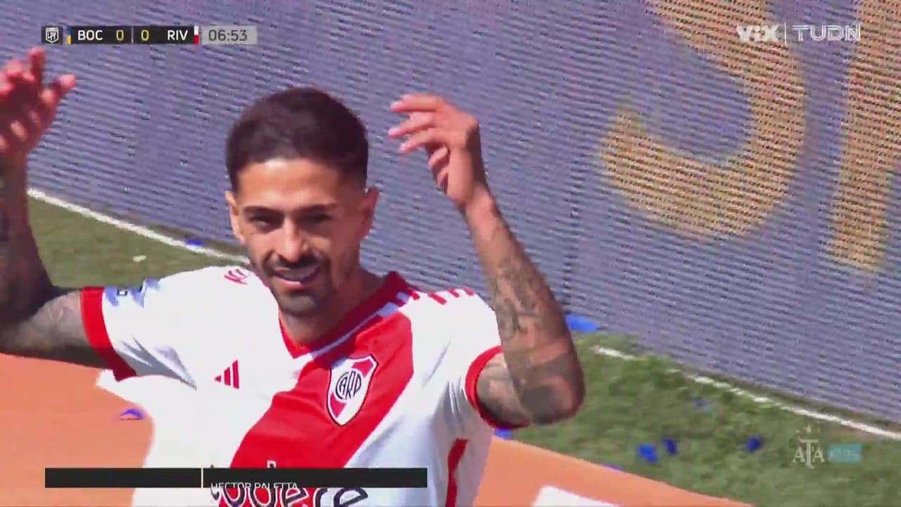 Primer aviso de River en los pies de Lanzini