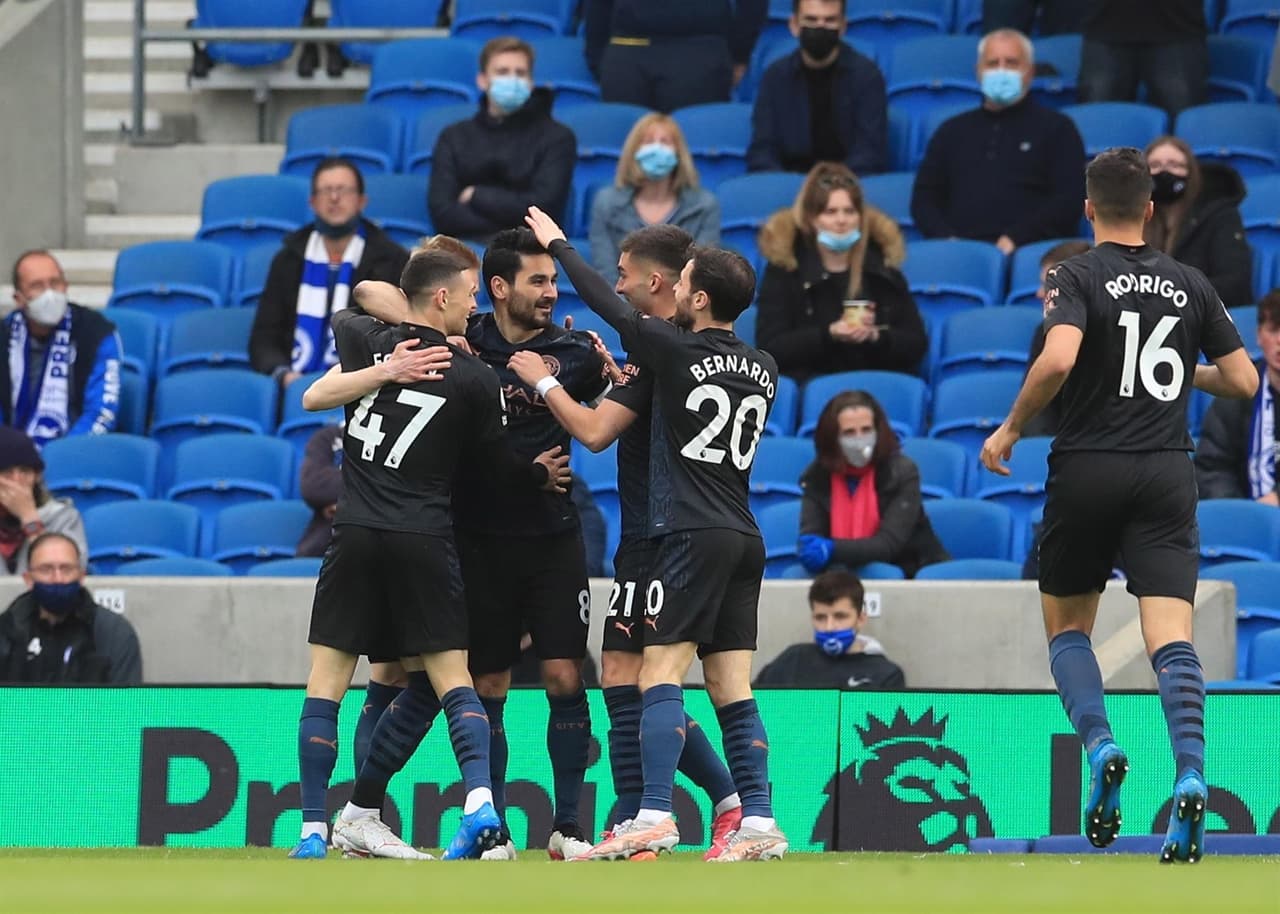 ¡Qué remontada! Tras ir perdiendo 0-2 ante el Manchester City, Brighton and Hove Albion hizo lo que nunca había hecho y derrotó a los de Pep Guardiola 3-2 en la penúltima fecha de la Premier League. Gundogan y Phil Foden le daban la victoria parcial a los 'cityzens', pero Trossard, Webster y Burn le dieron la alegría más grande al equipo local.