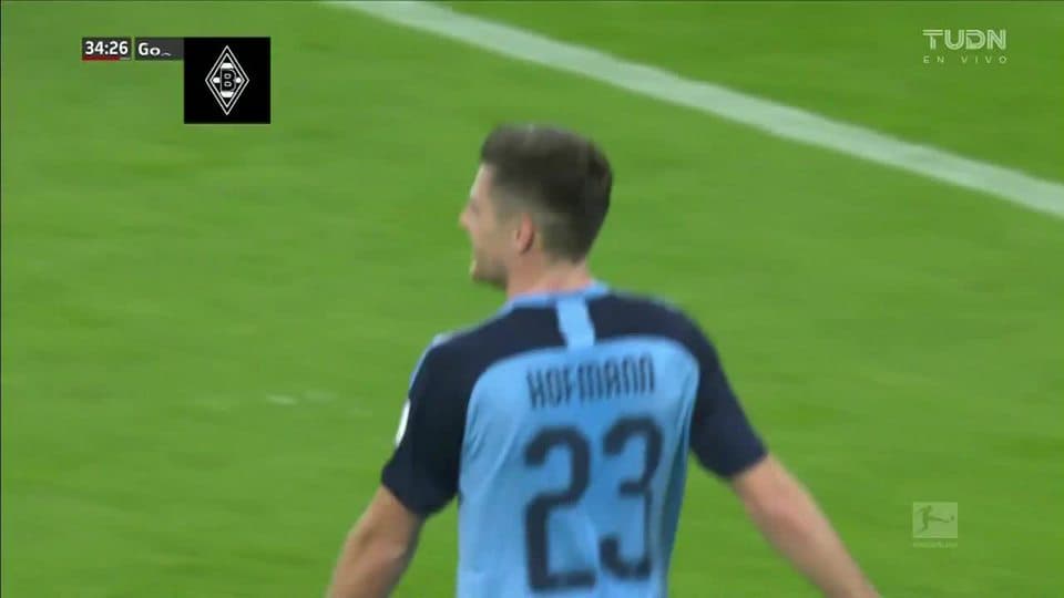 ¡GOOOL! Jonas Hofmann anota para Borussia Mönchengladbach