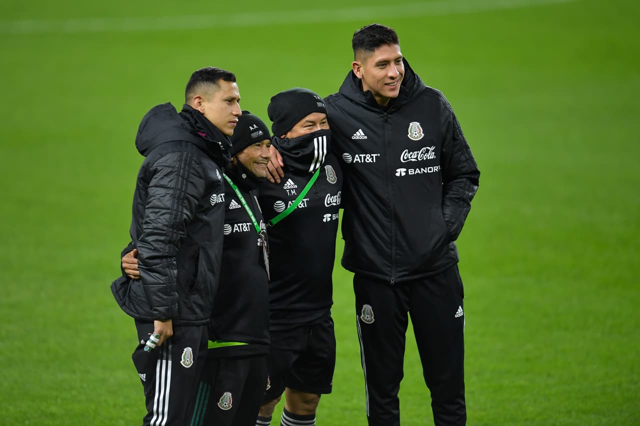 La selección mexicana se mostró lista y enfocada durante el reconociemineto del terreno de juego en Cincimnati.