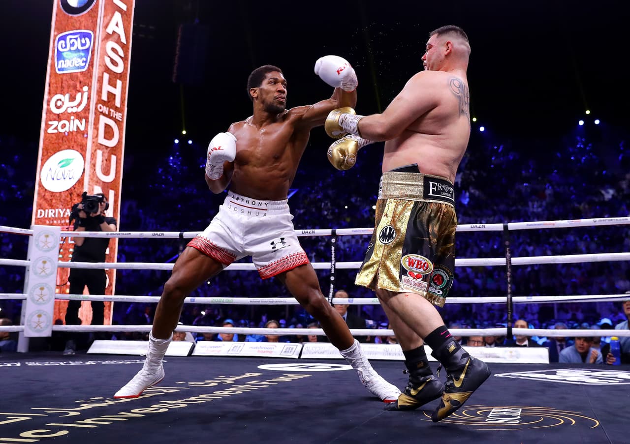 Anthony Joshua y su letal izquierda.