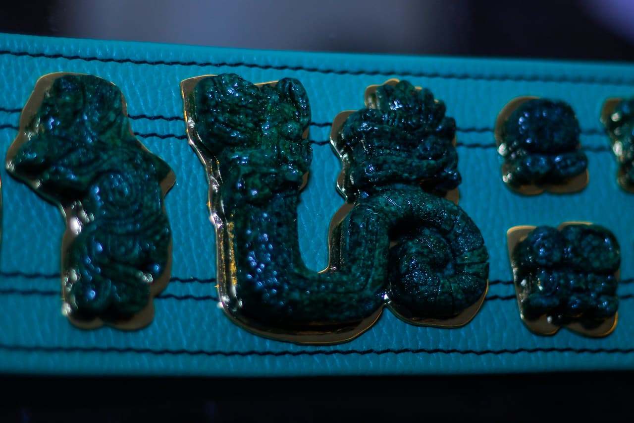 "Tratamos de plasmar nuestra cultura en el cinturón y lo asociamos a la cultura maya, a un guerrero, como son los boxeadores, guerreros en el ring, y a un jaguar que es un animal endémico de México y que es apreciado en el mundo", añadió.
<br>