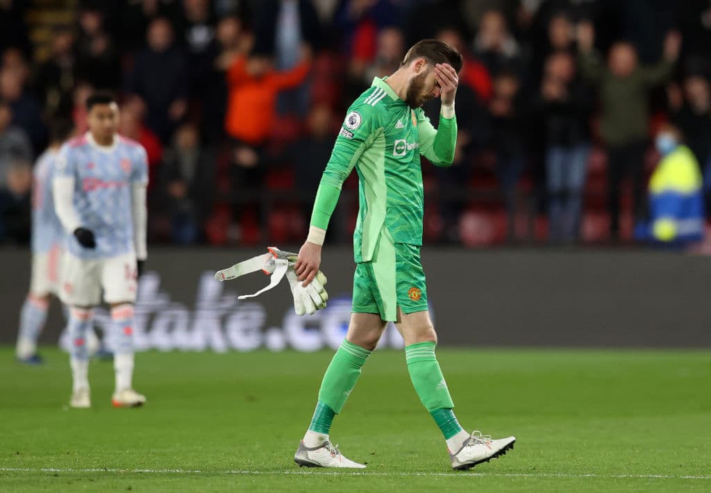 De Gea explota por el mal juego del Manchester United