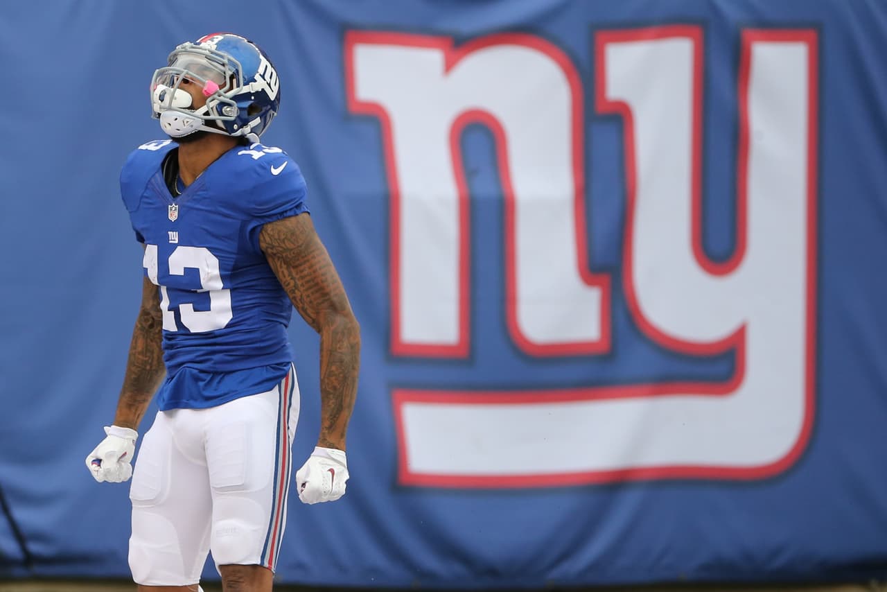 <b>2. ODELL BECKHAM JR. | New York Giants</b>
<br>Es quizás el receptor más espectacular de la historia. Sus soberbias condiciones físico atléticas lo tienen un escalón arriba del resto. Un fuera de serie con cifras increíbles: 4122 yardas y 35 TDs en tres años.