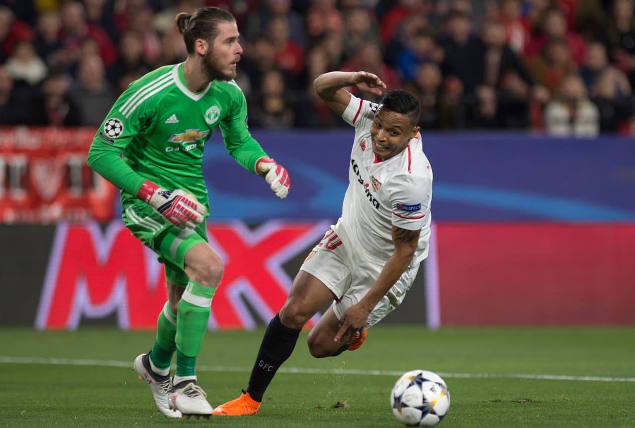 Sin embargo, el control de De Gea y de su defensa fue superior a los impulsos de ataque del Sevilla.