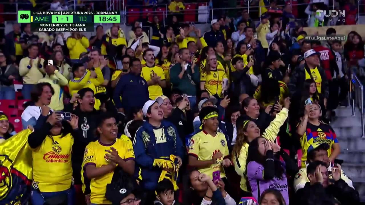¡Gol del América! ¡Aparece Miguel Borja para poner el 1-1 vs Tijuana!