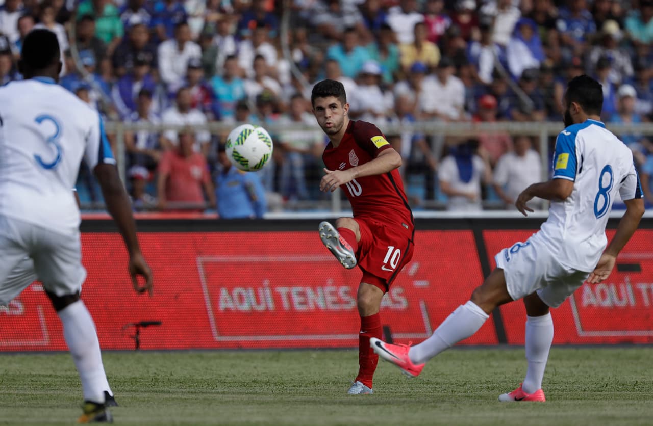 El joven Pulisic fue uno de los hombres de Arena que manejó los hilos en ataque.