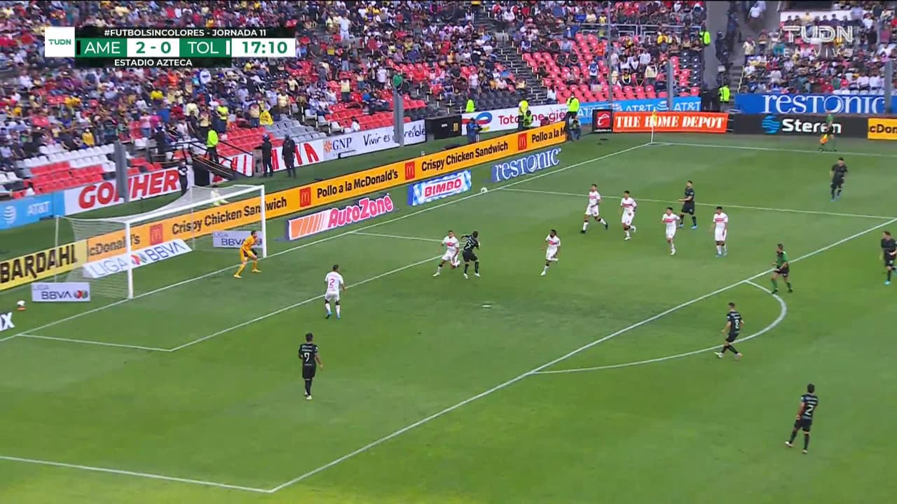 ¡GOOOL! Alejandro Zendejas anota para América.