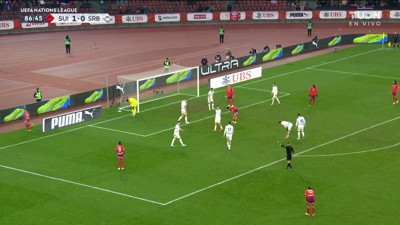 ¡Qué contragolpe! Aleksa Terzic lo empata sobre el final para Serbia