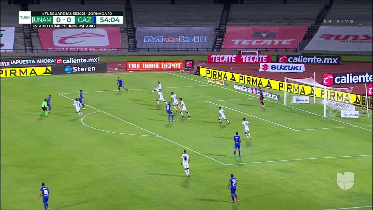 ¡TIRO ATAJADO! disparo por Guillermo Matías Fernández.