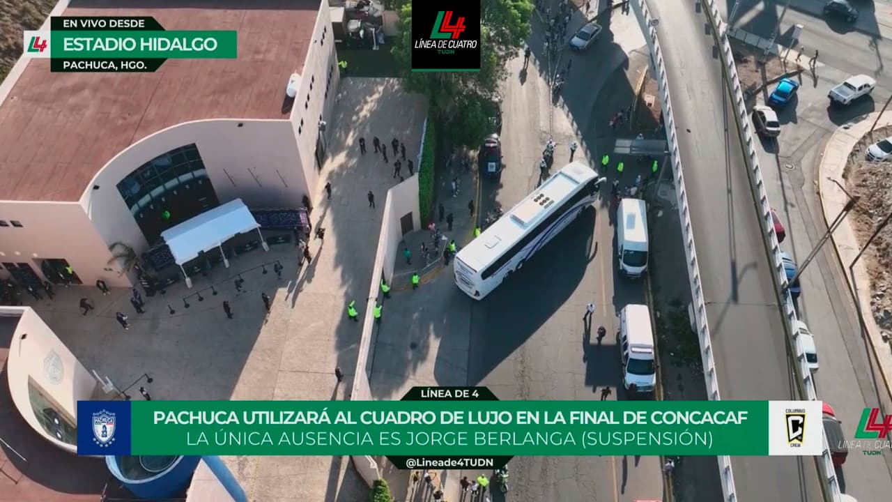 ¡Columbus ya está en el Hidalgo para enfrentar a Pachuca!