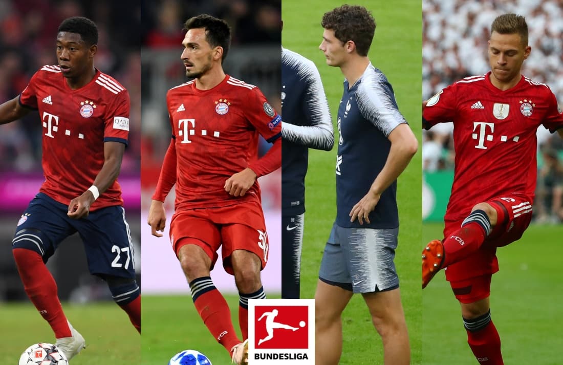 <b>Defensa: </b>David Alaba (Bayern Múnich), Mats Hummels (Bayern Múnich), Benjamin Pavard (Stuttgart), Joshua Kimmich (Bayern Múnich).