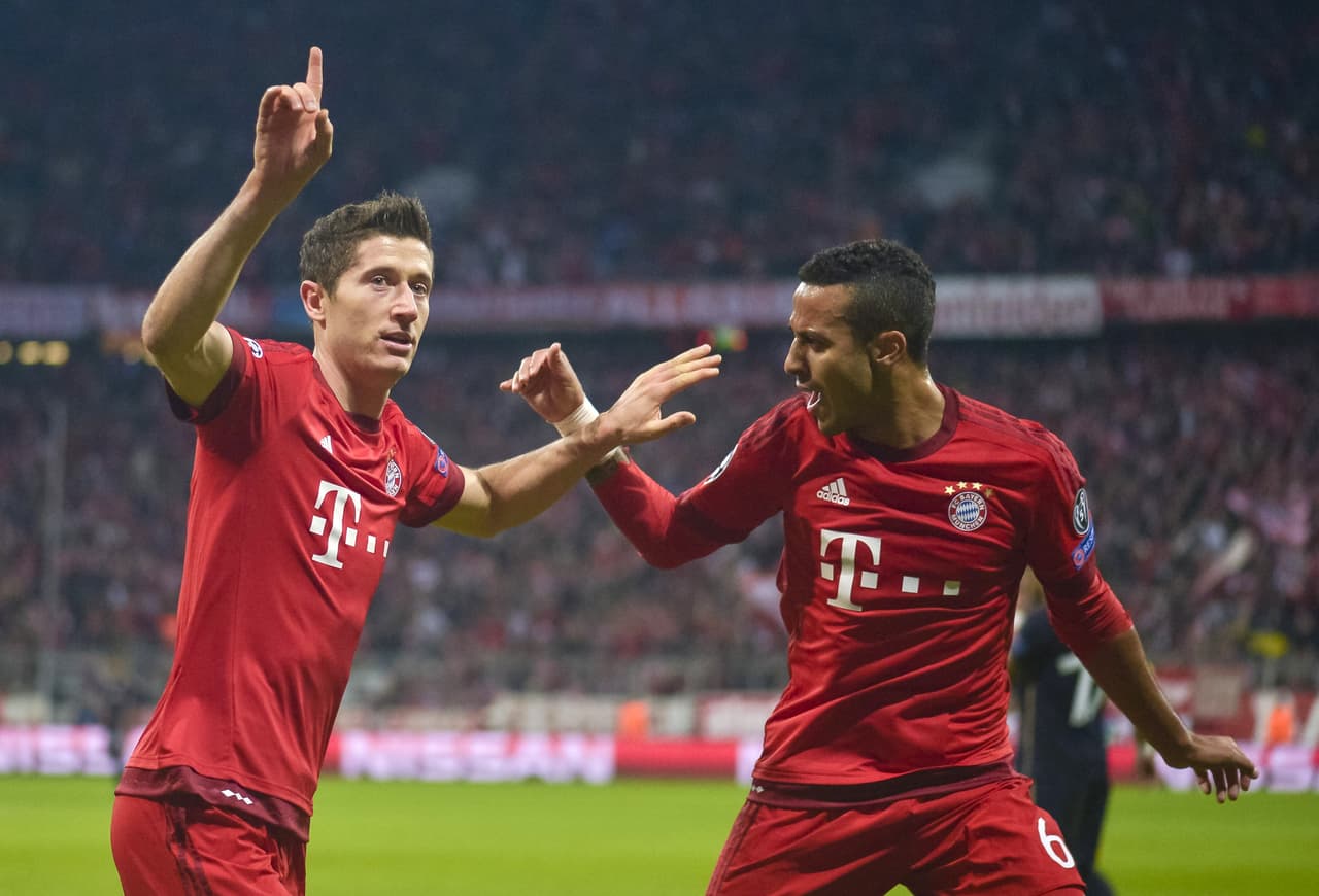 Lewandowski acribilló al Dinamo en Munich