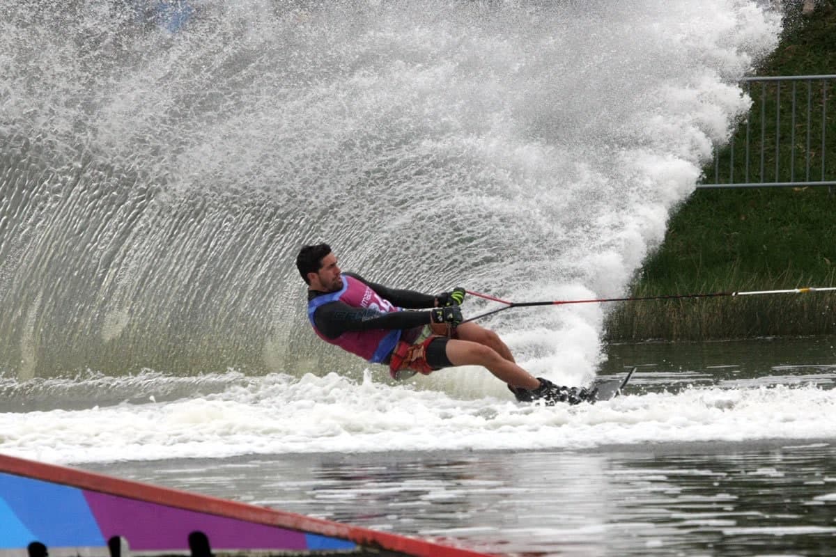 Lamadrid conquistó la medalla de bronce en la prueba, apenas por detrás de Robert Pigozzi de República Dominicana (oro) y Stephen Neveu (plata) de Canadá.