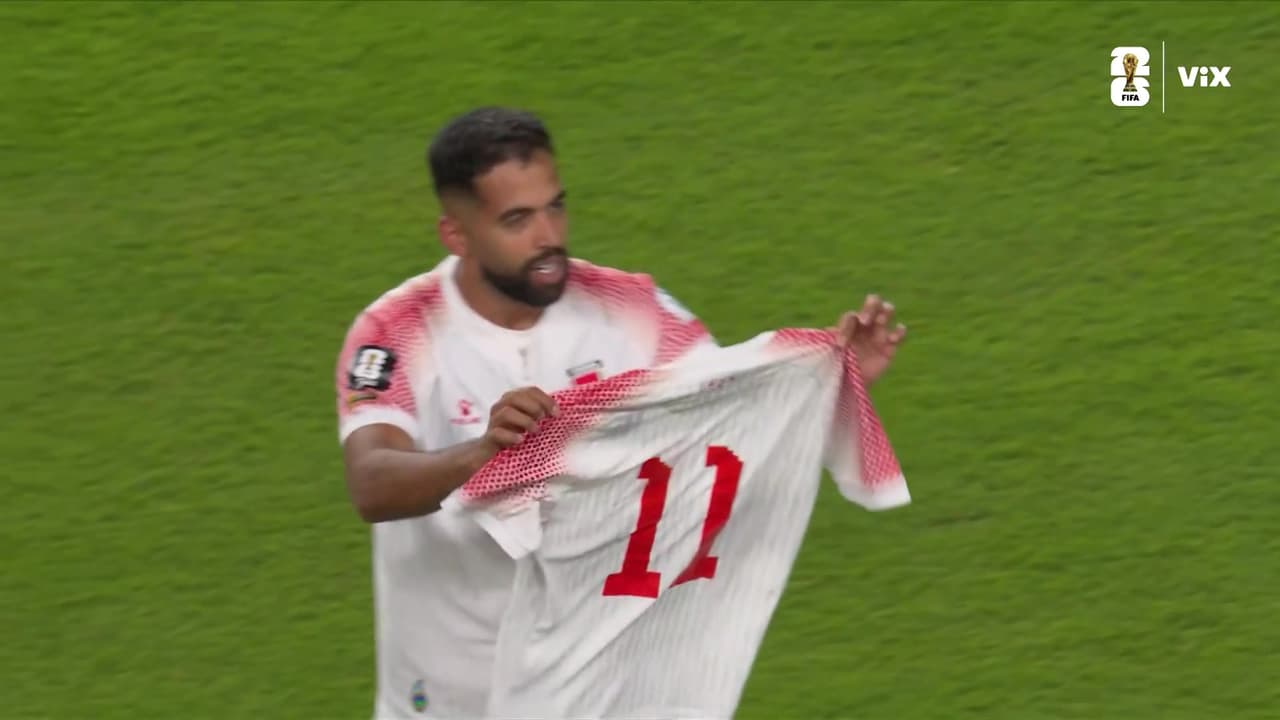¡El primero gol de Jordania en la historia de Copas del Mundo fue un golazo!