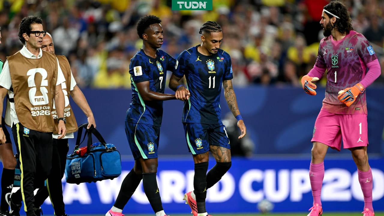 ¿Adiós al Mundial 2026? Raphinha sale lesionado con Brasil ante Haití