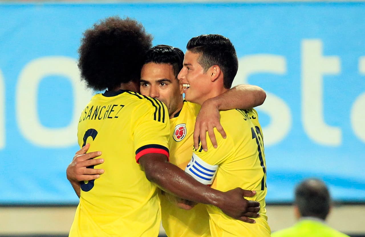 8. Colombia (Conmebol) - 1,208 punos