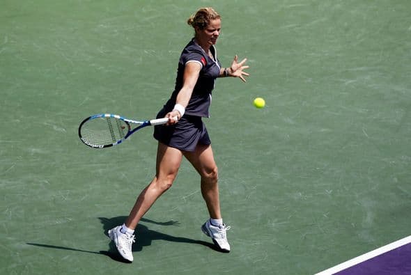 Clijsters aprovechó cada instante para demostrar que su llegada al Top 10 de la WTA no es casualidad.