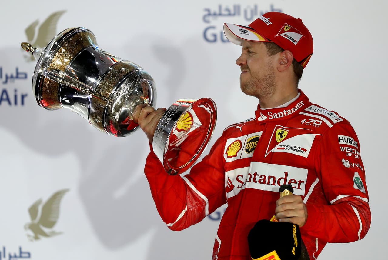 Sebastian Vettel gana su segundo Gran Premio de la temporada en Baréin y es líder en la Fórmula 1
