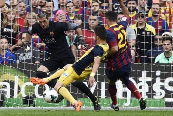 No se amilanó el Atlético, y pese a jugar de visitante y con las dos bajas dominó varios pasajes del partido.