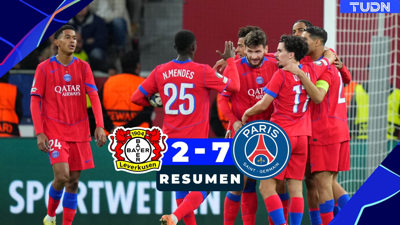 Resumen | ¿Bicampeonato? PSG golea al Leverkusen y mete miedo en Champions