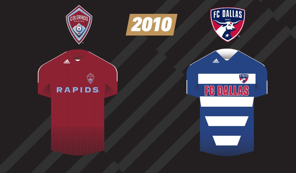 En su segunda final en la historia, Colorado Rapids se presentó con el vinotinto que nos tiene acostumbrados desde hace años, y derrotó al FC Dallas que porto su camiseta de rayas horizontales.