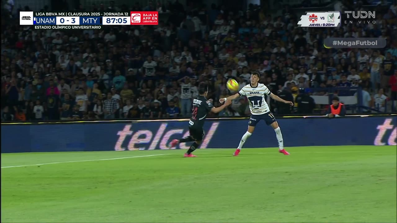 ¡Otro gol anulado a Pumas! Se vuelve a ahogar el grito para los felinos
