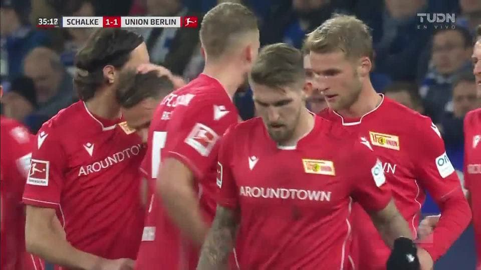¡GOOOL! Marcus Ingvartsen anota para 1. FC Union Berlin