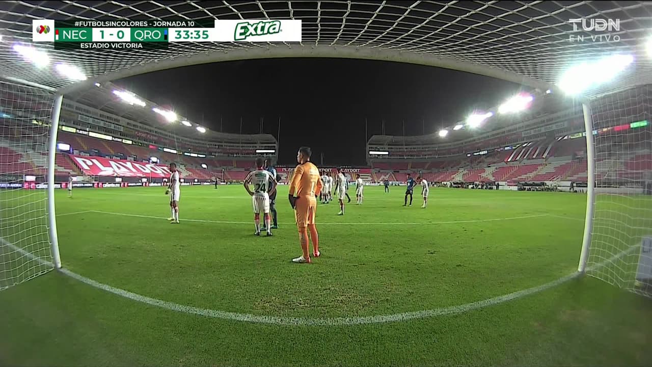 ¡TIRO ATAJADO! disparo por Kevin Escamilla.