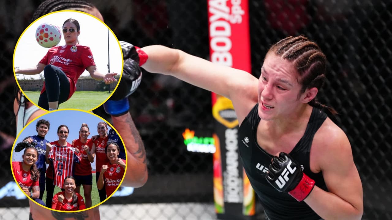 Alexa Grasso convive con jugadores de Chivas Femenil tras su victoria en UFC