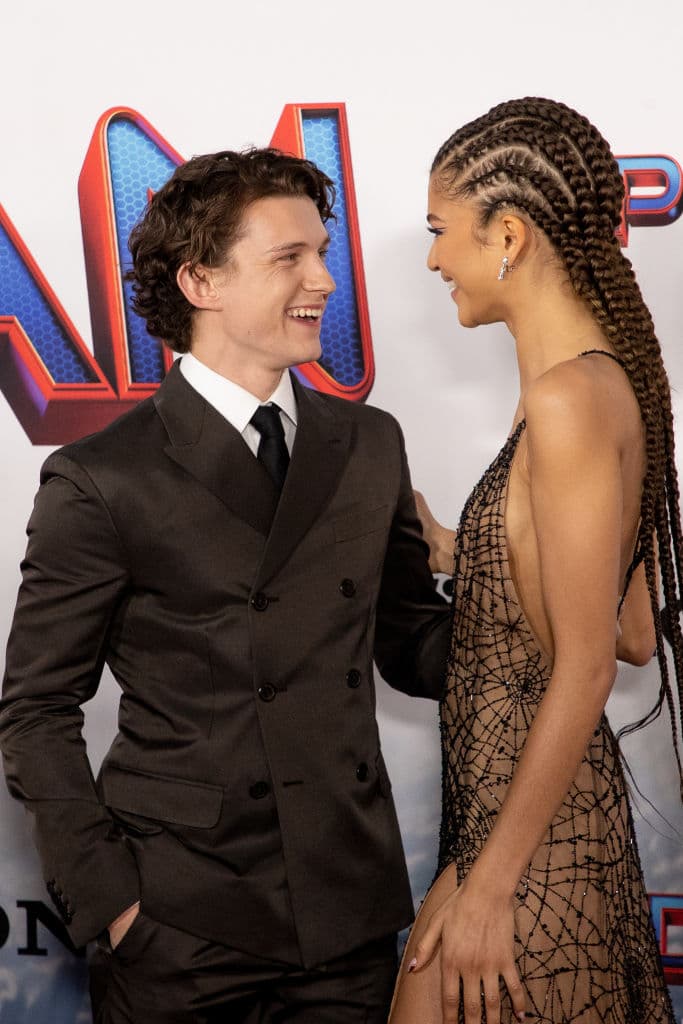 Zendaya y Tom Holland
<br>