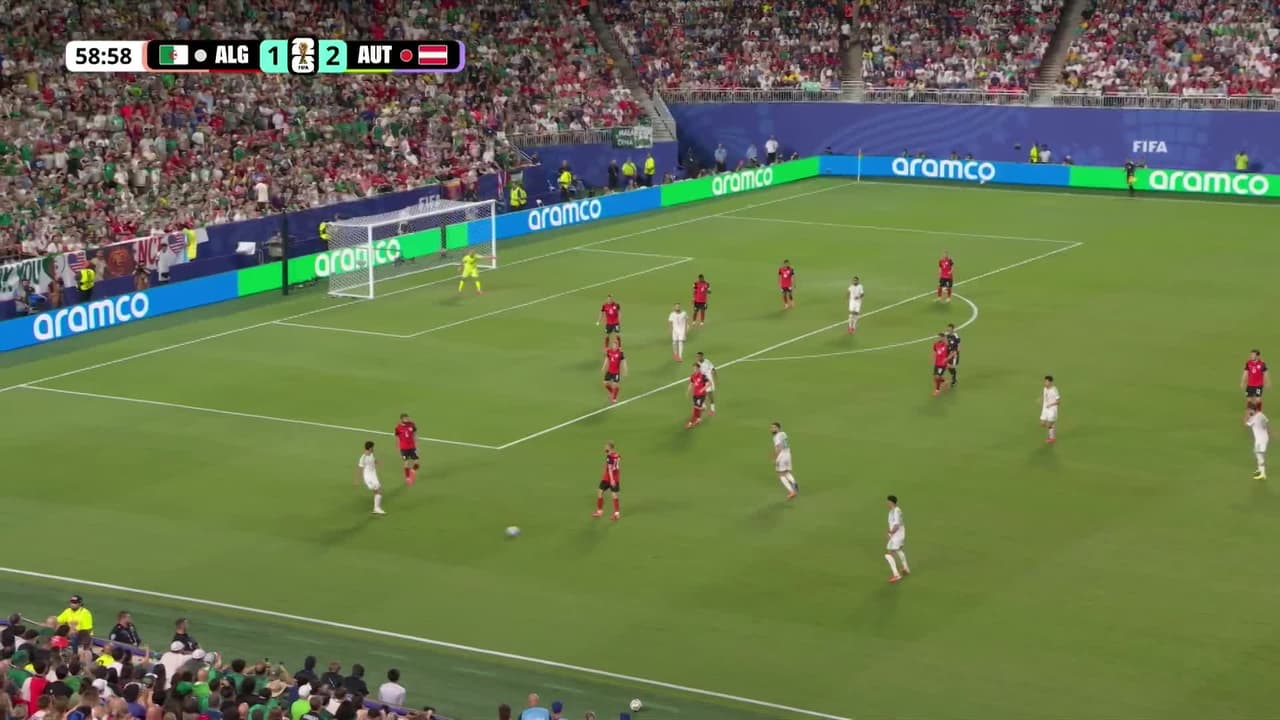 ¡GOL!  anota para Argelia . Riyad Mahrez