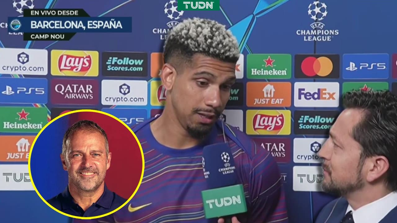 Ronald Araújo defiende el estilo del Barcelona de Hansi Flick