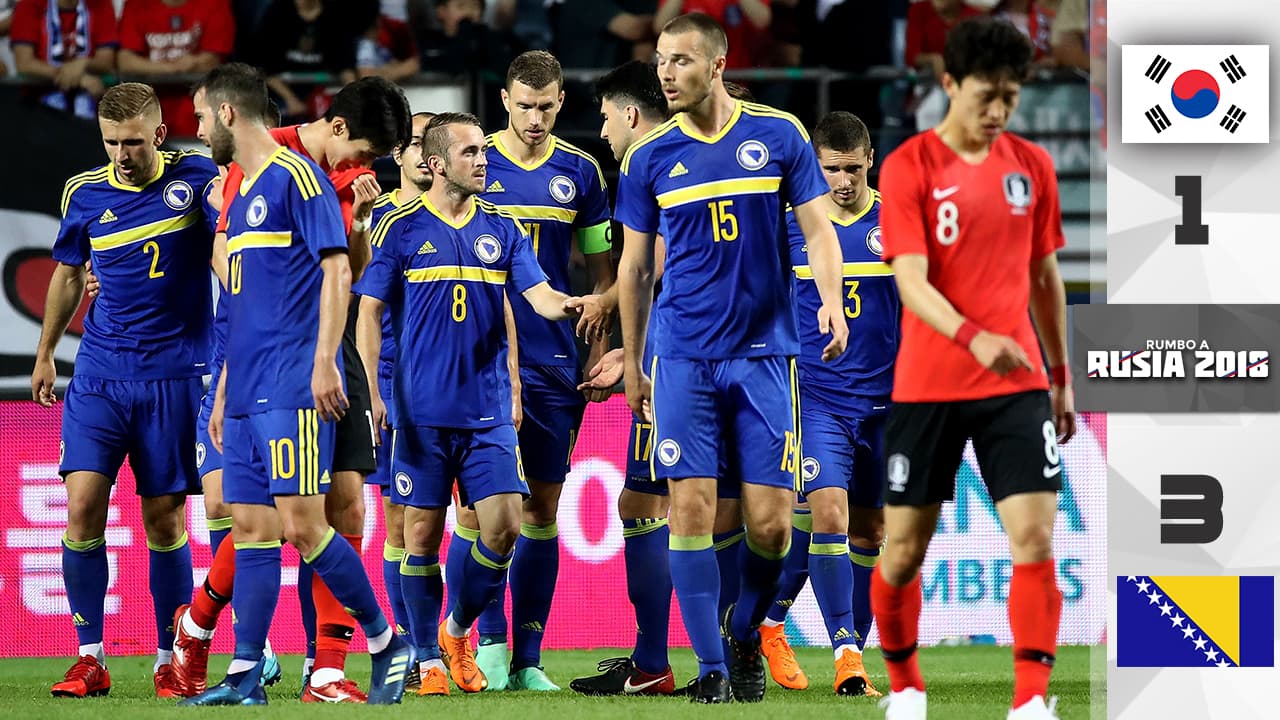La debilidad de un rival del Tri: Corea del Sur fue goleado en casa por Bosnia y Herzegovina