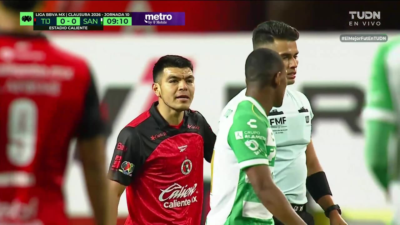 ¡Gol anulado! Santos parecía poner el 0-1 pero hubo fuera de juego
