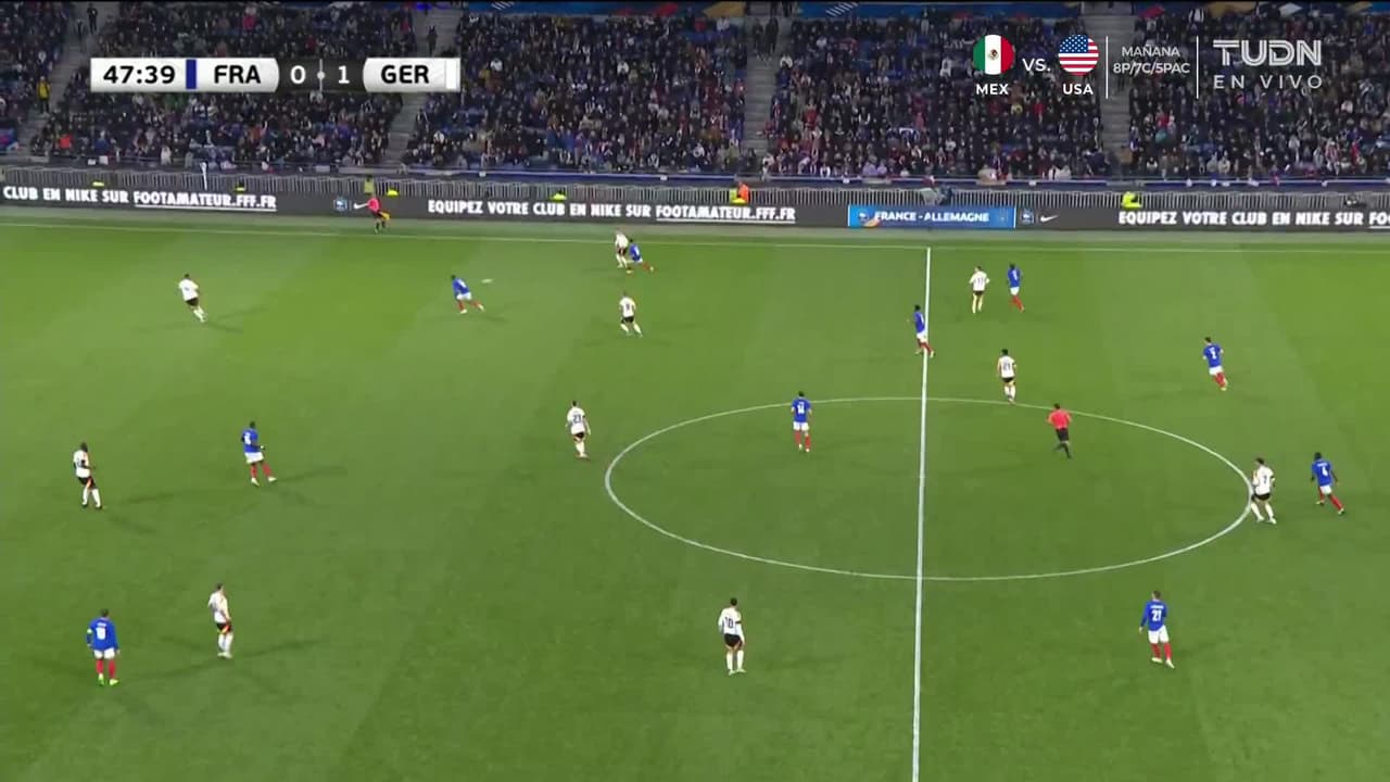 ¡GOL!  anota para Alemania. Kai Havertz