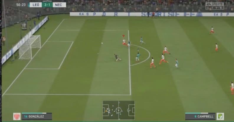 Nicolás Sosa demustra quien es el verdadero lídel de la eLiga MX y gole a Kevin Mercado para continuar con su invicto.