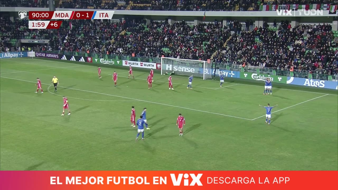 ¡Despierta Italia! Segundo remate de cabeza para el 2-0 de los azurri