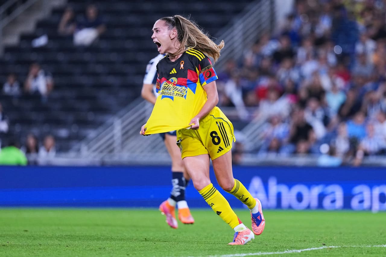 Rayadas 1-1 América, Cuartos de Final Ida Apertura 2025.