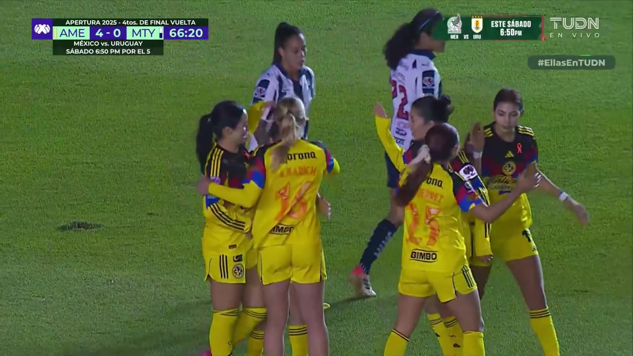 ¡Esto ya es goleada! Las Águilas con un pié y medio en las semifinales