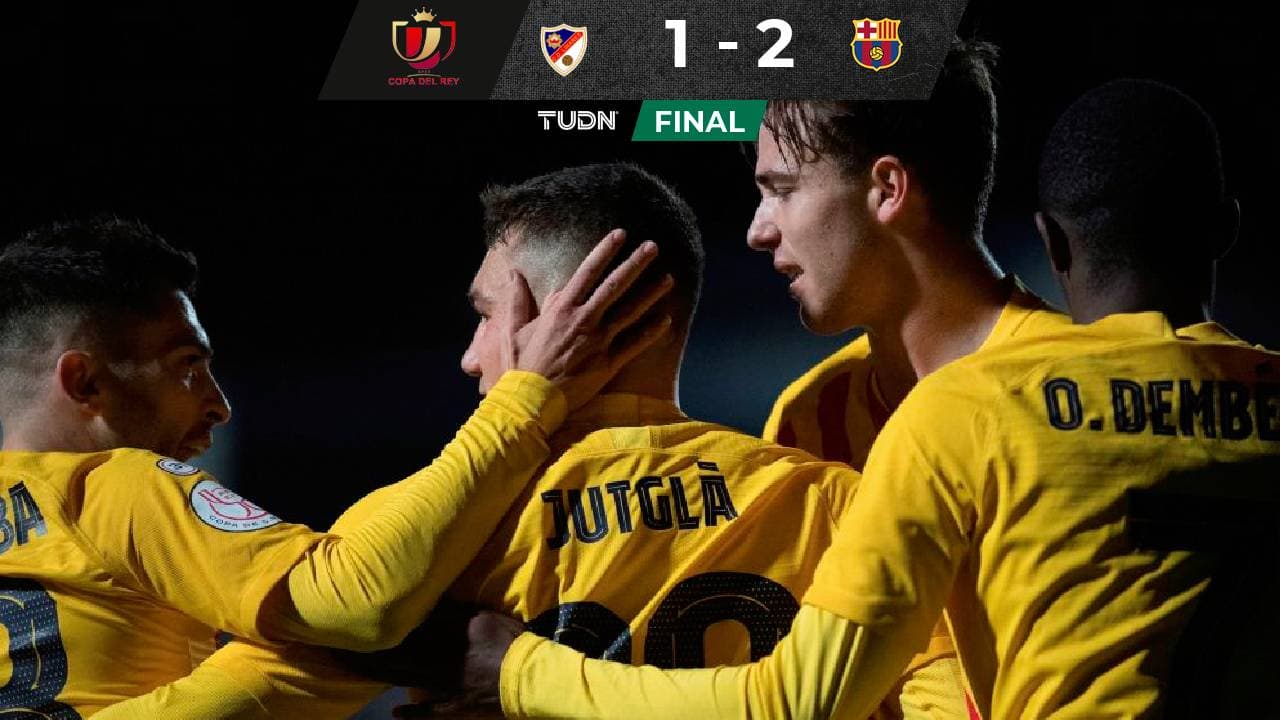 Barcelona sufrió pero remontó y avanzó en la Copa del Rey