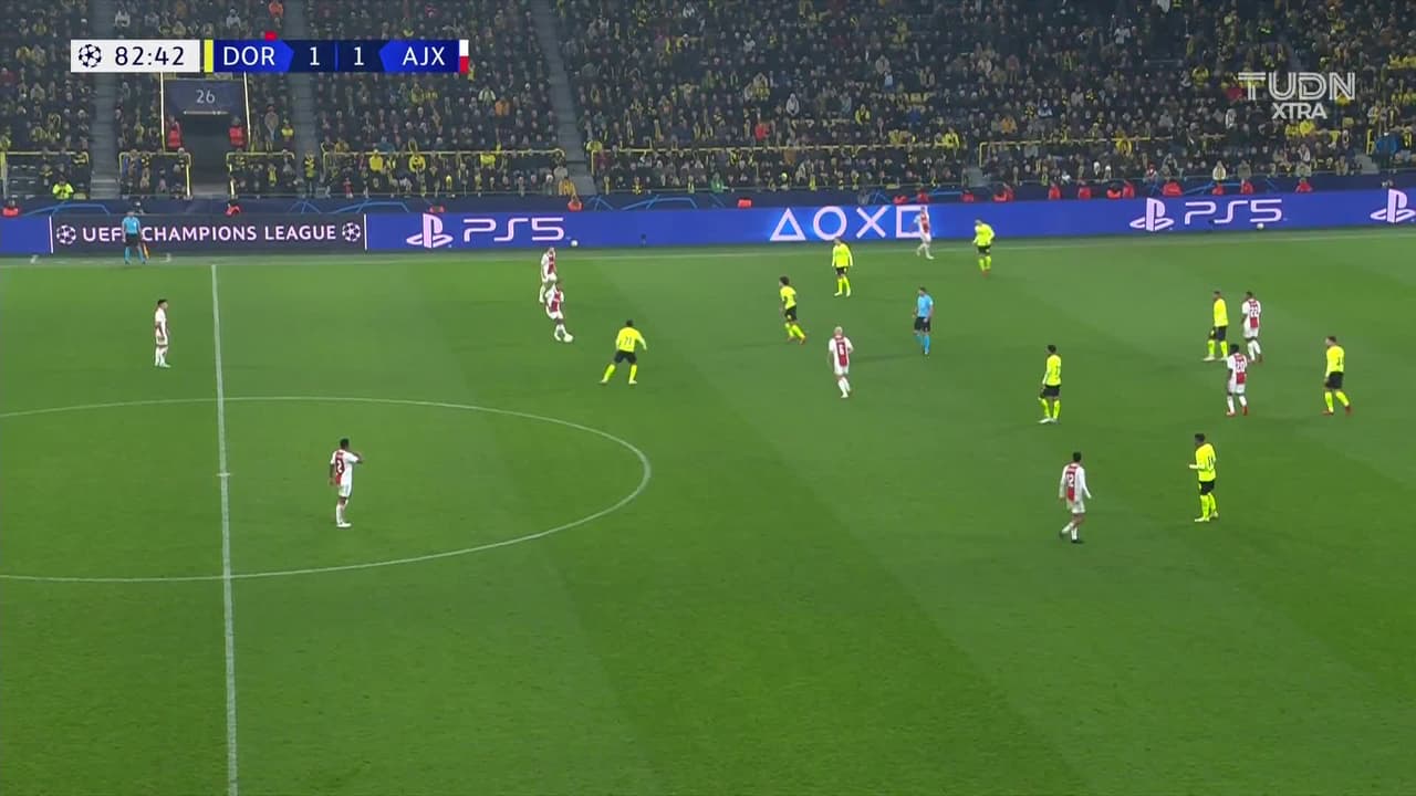 ¡Remontada del Ajax! Haller pone el 1-2 ante Borussia Dortmund