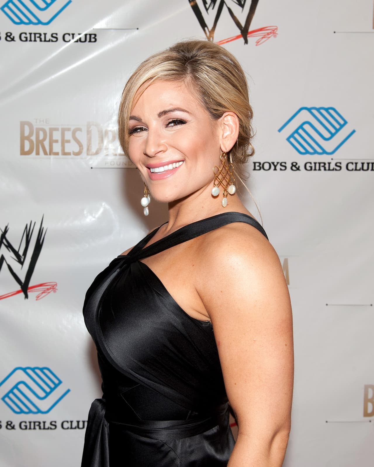 Natalya, excampeona de la WWE y sobrina del exluchador Bret Hart.
