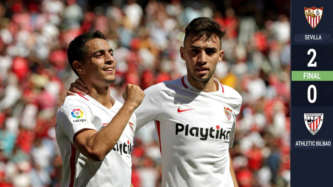 El Sevilla derrota al Athletic de Bilbao y amarra Europa 