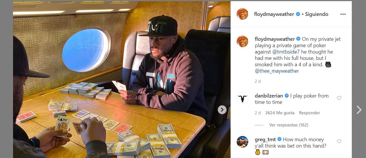 Floyd Mayweather Jr. viola la cuarentena y hasta viaja en su jet privado