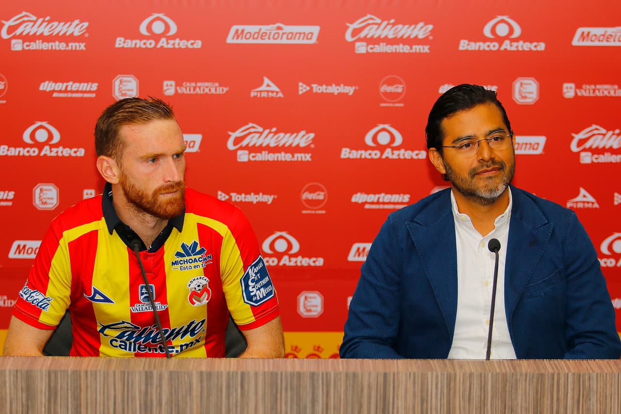 Así se vivió la presentación de Fernando Aristeguieta este jueves como nuevo integrante de Monarcas Morelia.