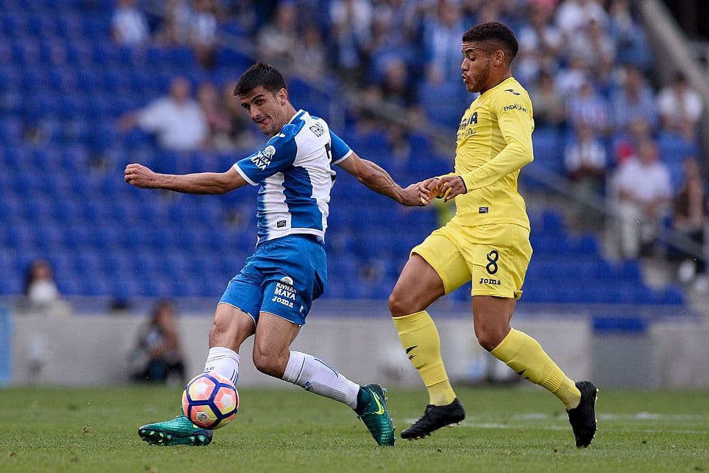 Gerard Moreno (izquierda) y Jonathan dos Santos.